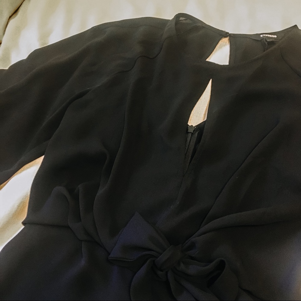 Cocktail Blouse with Bow